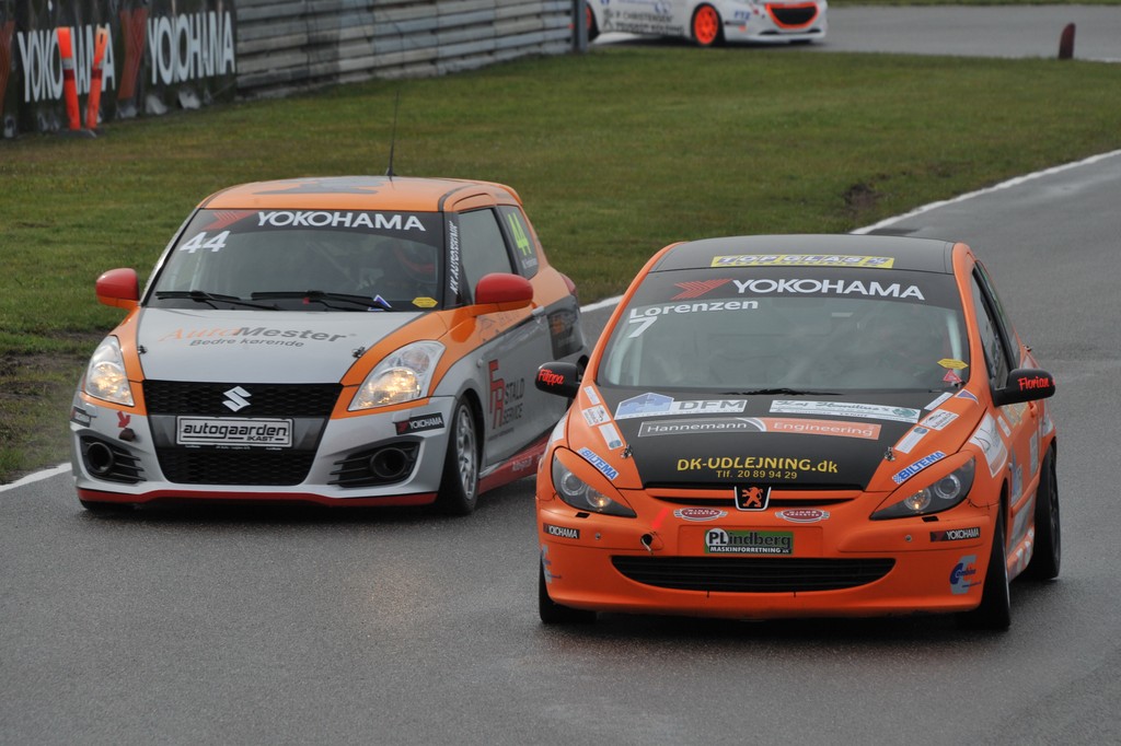 Danmarks største standardvognsklasse Yokohama 1600 Challenge er med ved FTZ Finale på Padborg Park den 8.-9. oktober
(Foto: Morten Alstrup)